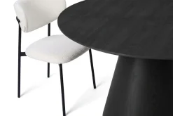 Bark Siena spisegruppe rund 130 cm med 6 Lucy spisestoler