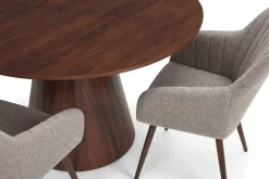 Bark Siena spisegruppe rund 130 cm med 6 Filippa spisestoler