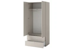 Garderober & Garderobesystem-Sigmana Garderobeskap 90x201 cm Lysegrå