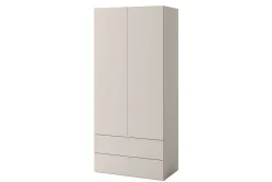 Garderober & Garderobesystem-Sigmana Garderobeskap 90x201 cm Lysegrå