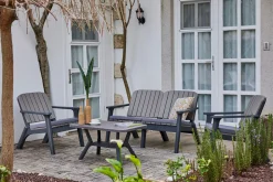 Loungebord & Sofabord Utendørs-Silva Sofabord 90 cm Antracit