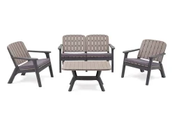 Loungebord & Sofabord Utendørs-Silva Sofabord 90 cm Antracit