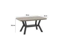 Loungebord & Sofabord Utendørs-Silva Sofabord 90 cm Antracit
