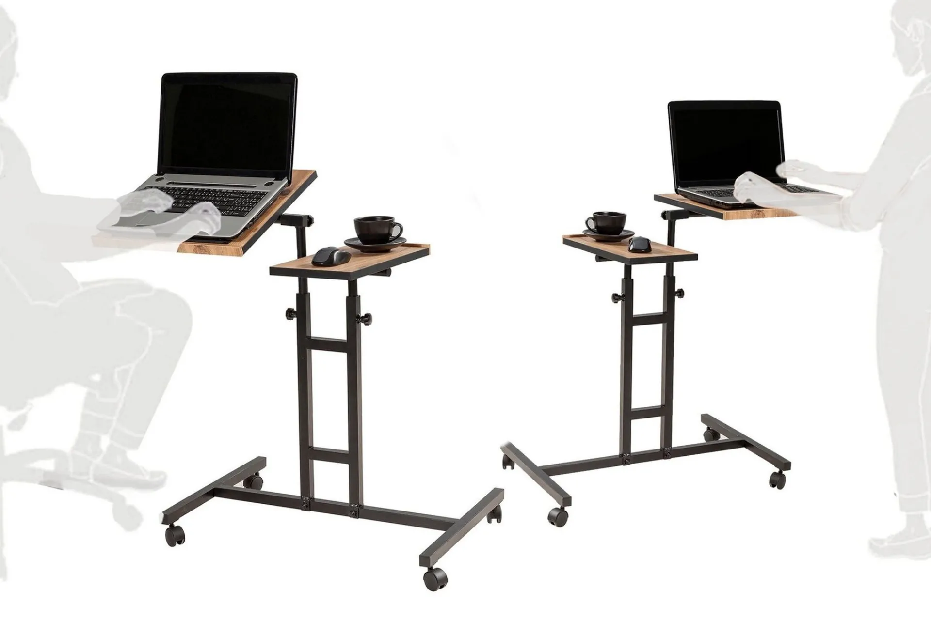 Similton Ståskrivebord 67 cm Tekst Striper