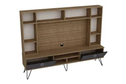 Tv-Møbelsett-Sincerely TV-Møbelsett 180 cm Valnöt,Svart