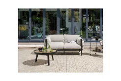 2-sitssoffa Beliani Esperia Grey, Black