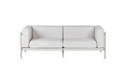 Hagebenk & Hagesofa-2-sitssoffa Beliani Ferretti Beige