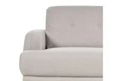 2-sitssoffa Beliani Tuve Beige, ljust trä, Bouclé Beige||Light colored wood VALUE_MISSING_2
