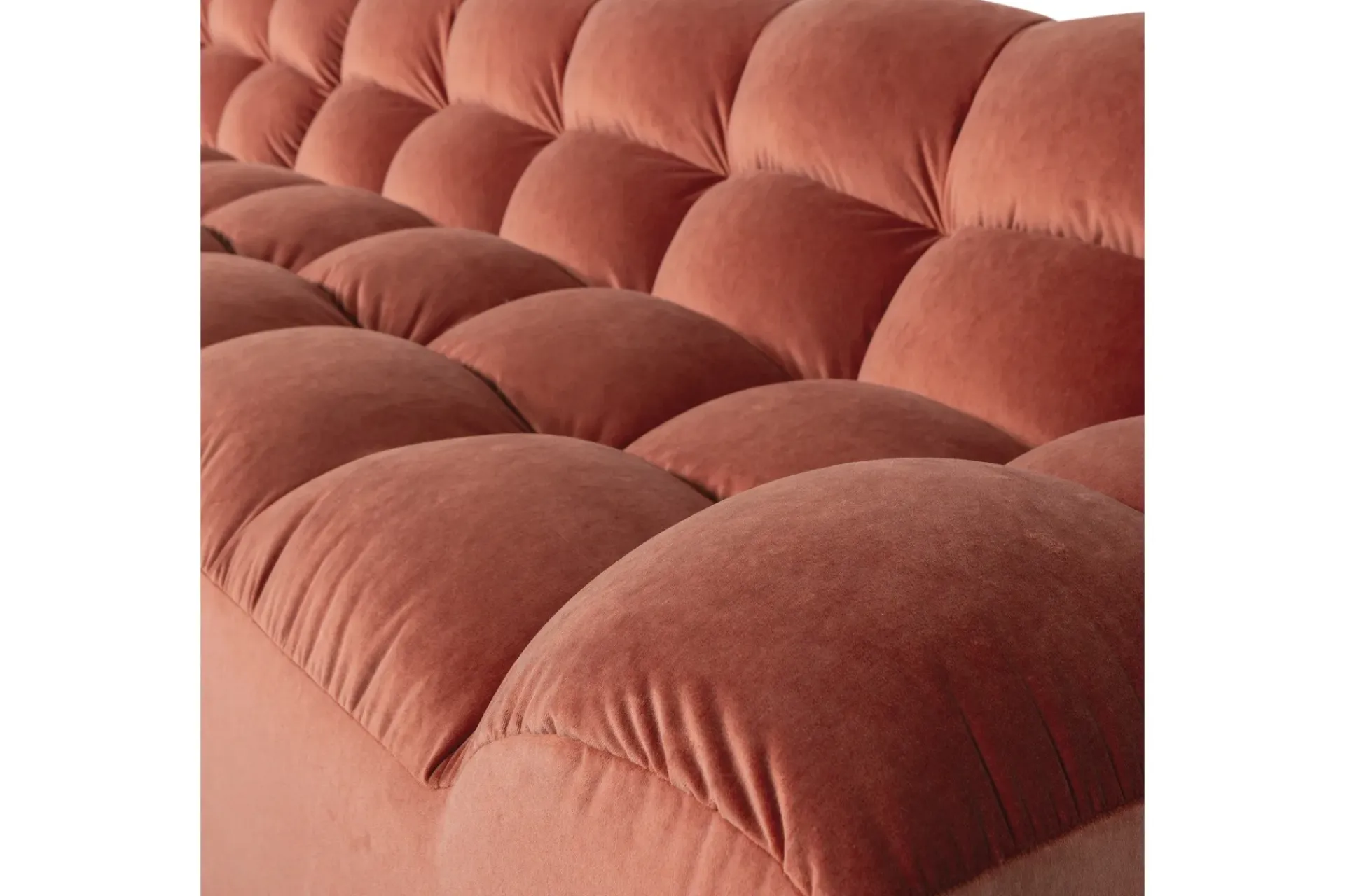 WOOOD Hjørnesofa-Sjeselong Allure Rødmende rosa