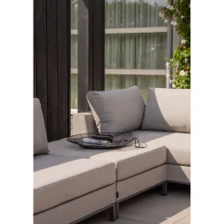 WOOOD Lounge Sofa|Lounge Sofa-Sjeselongsofa 4-seter Sicilië utendørs taupe