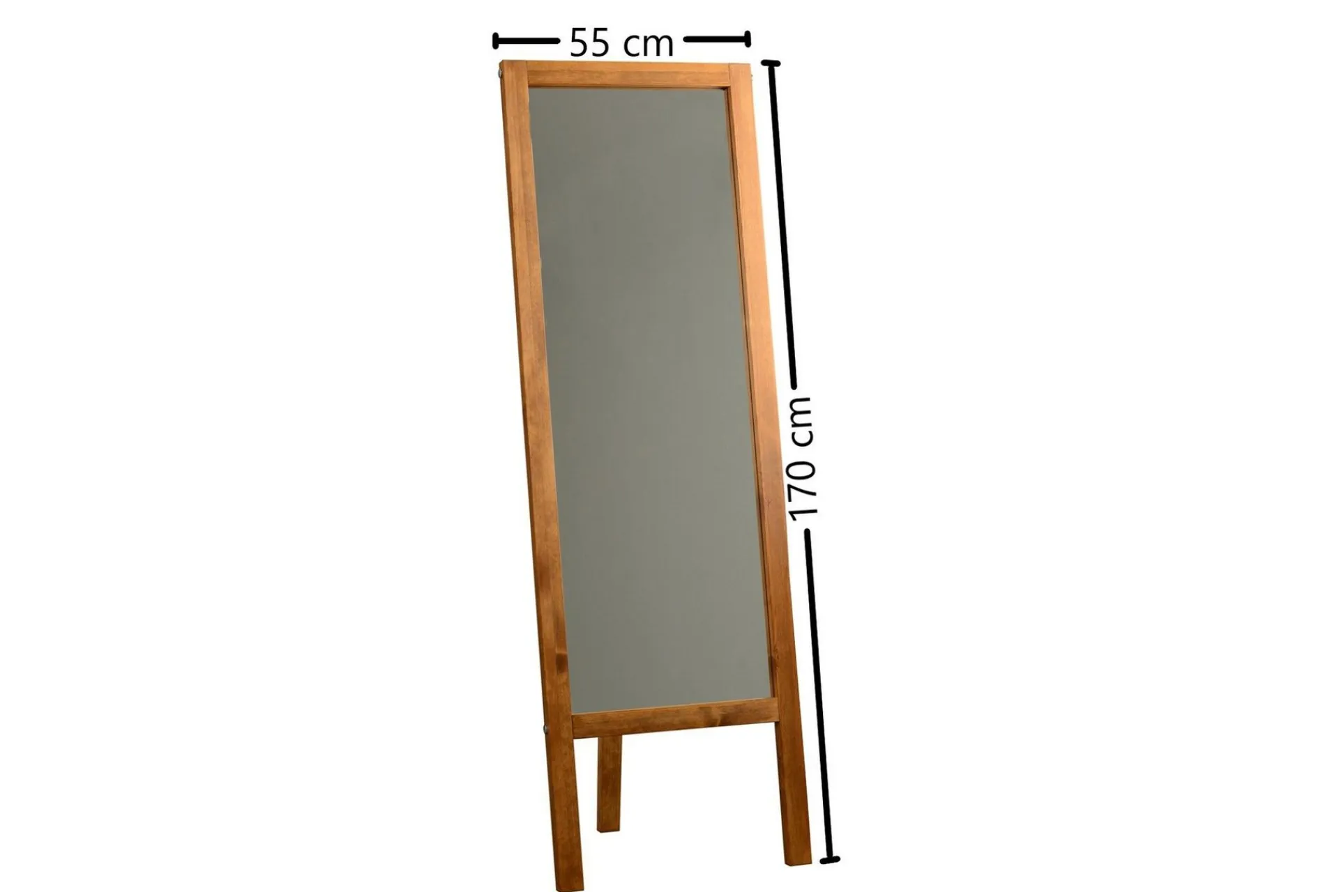 Gulvspeil|Helkroppsspeil-Skadberg Speil 55 cm Valnöt