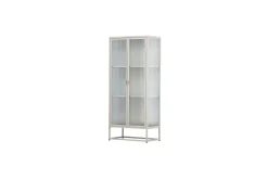 Venture Home Vitrineskap|Skap-Skap Garis Beige