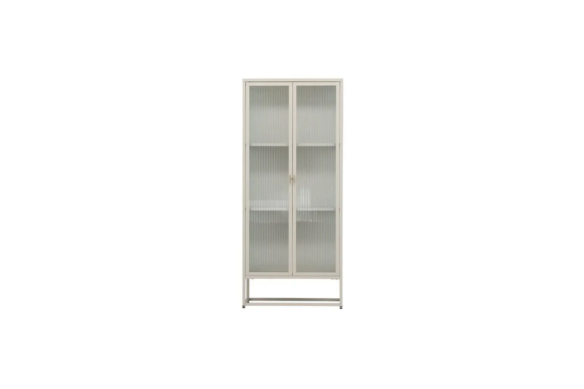 Venture Home Vitrineskap|Skap-Skap Garis Beige