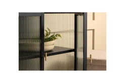 Venture Home Vitrineskap|Skap-Skap Garis Lav Svart