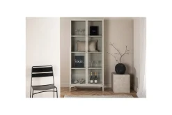 Vitrineskap|Skap-Skap Piring Beige