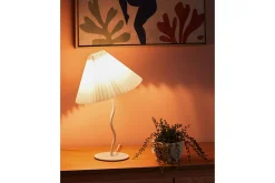 Nattbordslampe|Bordlampe-Skiros Bordlampe 48 cm E27 Hvit