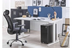 Skjold til skrivebord 160 x 40 cm WALLY