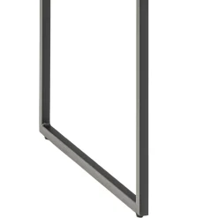 Kontorbord-Skrivebord HOME4YOU Seaford 110x45x75 cm Svart
