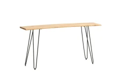 Wohnling Skrivebord Heltre 150 cm Trekantet kant med hårnålben Landlig stil