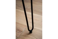 Wohnling Skrivebord Heltre 150 cm Trekantet kant med hårnålben Landlig stil