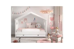Barneseng & Juniorseng-Skuff til HouseBed Amori Hvit