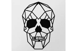 Skilt-Skull Veggdekor Svart