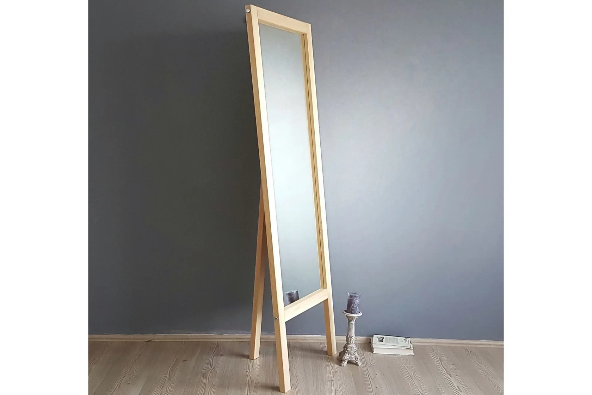 Gulvspeil|Helkroppsspeil-Slodysko Speil 55 cm Valnöt