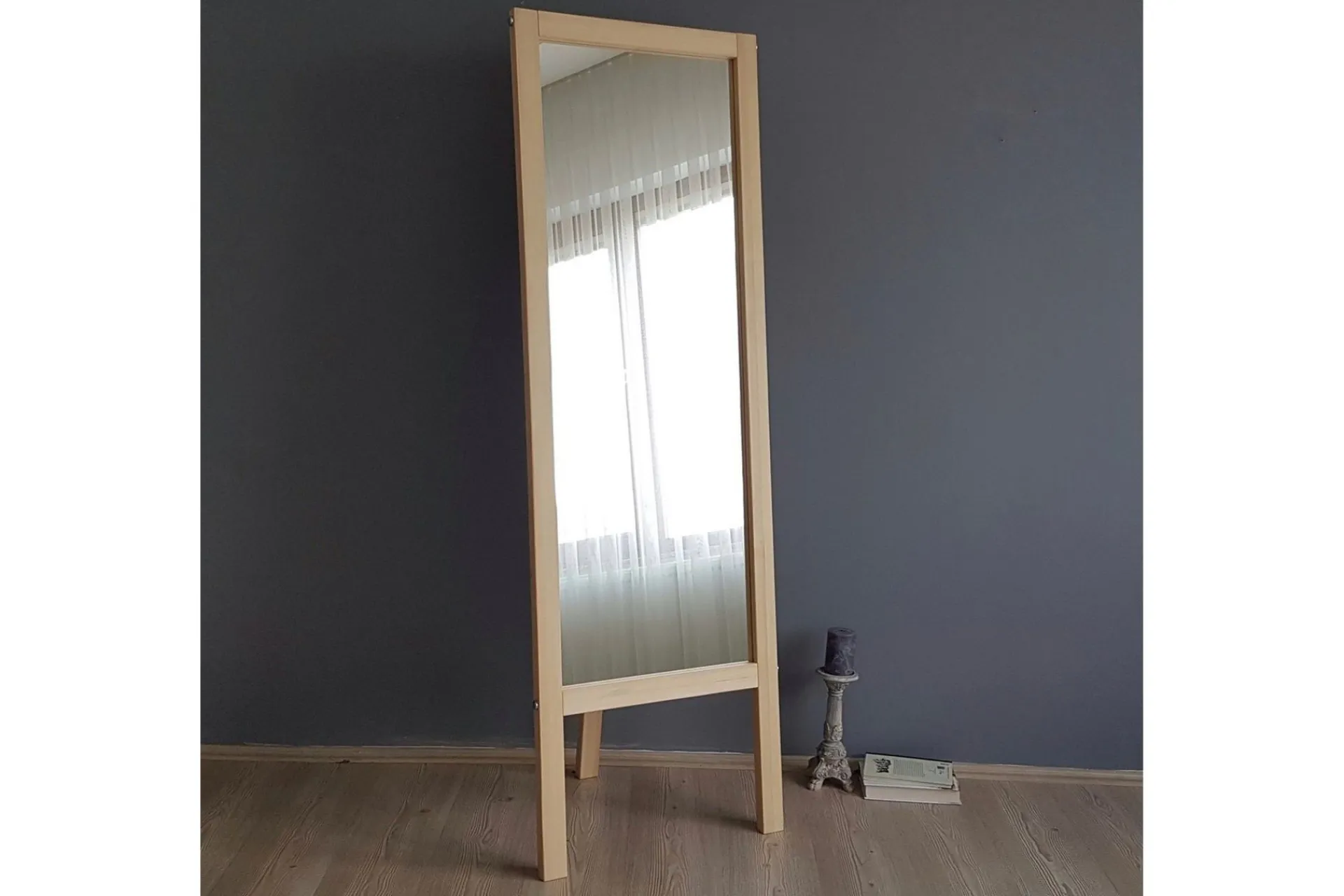 Gulvspeil|Helkroppsspeil-Slodysko Speil 55 cm Valnöt