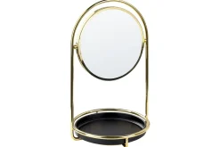 Sminkespeil-Sminkspegel Beliani Indre GOLD||Black Gull,Svart