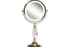 Sminkespeil|Gulvspeil-Sminkspegel Beliani Maury Guld GOLD VALUE_MISSING_2 Gull