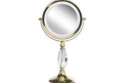 Sminkespeil|Gulvspeil-Sminkspegel Beliani Maury Guld GOLD VALUE_MISSING_2 Gull