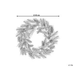Snødekt julekrans Albini
