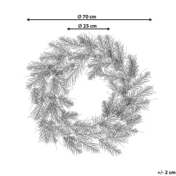 Snødekt julekrans Sundo