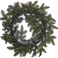 Snødekt julekrans Sundo