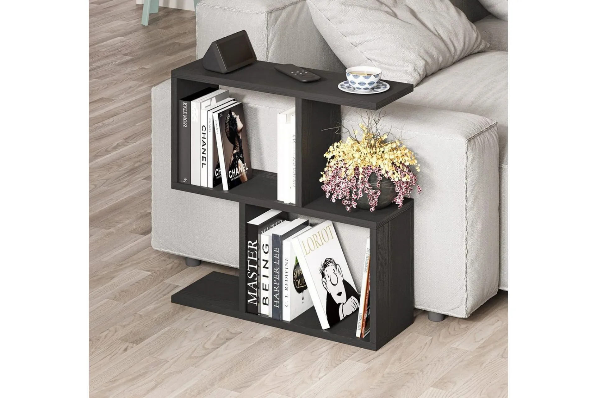 Sofabord-Sofabord Homemania Tre / Svart Svart,Brun
