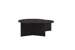 Venture Home Sofabordsett Saltø 2stk Runde 85 cm/65 cm Tre