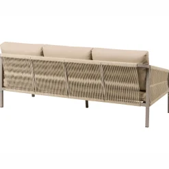 Veranda & Terrasse|Loungesett-Sofagruppe utendørs med bord 5-seter Murato Beige