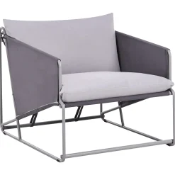 Veranda & Terrasse|Loungesett-Sofagruppe utendørs 4-seter Ponte Grå