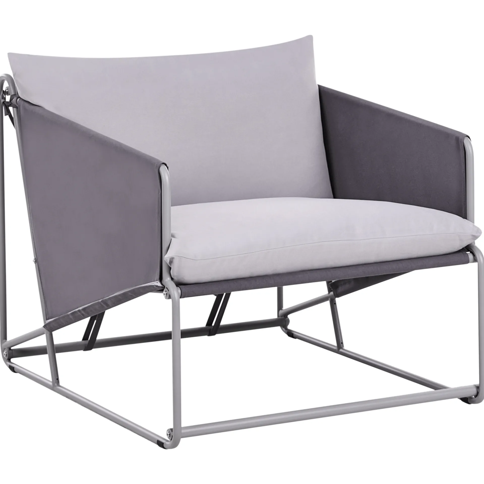 Veranda & Terrasse|Loungesett-Sofagruppe utendørs 4-seter Ponte Grå