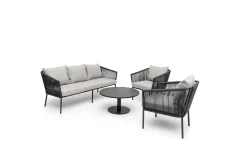 Hillerstorp Lounge Sofa|Lounge Sofa-Sofa Lersund /Grå Svart