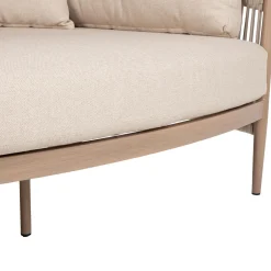 Hagebenk & Hagesofa-Sofa HOME4YOU Medina 163,5x135x71,5 cm Beige