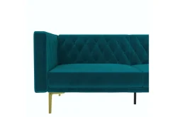 Loft24 Sofa 2-seter Marseille Smaragdgrønn