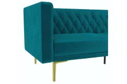 Loft24 Sofa 2-seter Marseille Smaragdgrønn