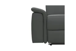 Loft24 Sofa 2-seter Pareli Grå, Lær/PU, Elektrisk recliner