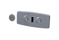 Loft24 Sofa 2-seter Pareli Grå, Lær/PU, Elektrisk recliner