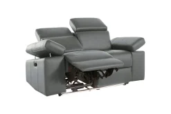 Loft24 2 Seter Sofa-Sofa 2-seter Rayland Lær/PU Grey