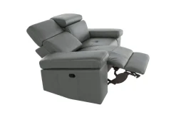 Loft24 2 Seter Sofa-Sofa 2-seter Rayland Lær/PU Grey