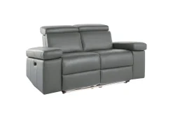 Loft24 2 Seter Sofa-Sofa 2-seter Rayland Lær/PU Grey