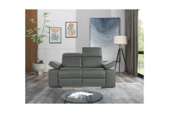 Loft24 2 Seter Sofa-Sofa 2-seter Rayland Lær/PU Grey