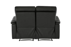 Loft24 Sofa 2-seter Southbrook , Ekte skinn/PU/Tre/Metall, Manuell hvilestol